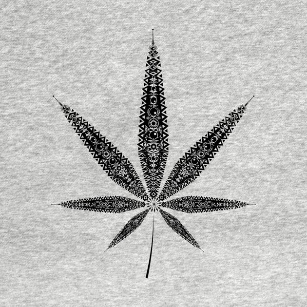 Hemp leaf by Kisho